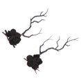 thumbnail image 2 of 1 pareja Cuernos de reno Horquilla Horquilla Brillante Asas Barrette Navidad Tocado, 2 of 5