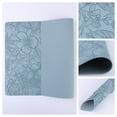 thumbnail image 2 of REGALWOVEN Set of 6 Faux Leather Placemats for Kitchen Dining Table Decor, Washable Table Placemats Wipeable Table Mat Light Blue 18*12in, 2 of 7