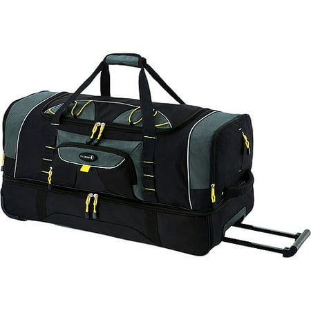 Rolling Wheeled Tote Duffel bag Travel Luggage w/ith Blade Wheels 36&quot; 2 Section | eBay