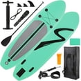 thumbnail image 5 of Pirecart Inflatable Stand Up Paddle Board 11 Ft Surfboard 6'' Thick SUP Paddle Board with Carrying Bag, Hand Pump, Air Pump, Green, 5 of 9