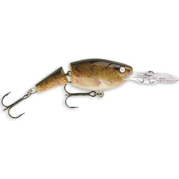 Rapala Jointed Shad Rap 07 Fishing Lure, 2.75-Inch, Walleye - One