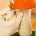 thumbnail image 2 of AOOOWER Scratching Post for Cat Kitten Mushroom Theme for Cat Claw Grinding, 2 of 15