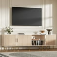 thumbnail image 3 of Modern Entertainment Center For Up To 80"TV, TV Stand With Storage Cabinet For Living Room, Bedroom, Oak, 3 of 7