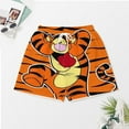 thumbnail image 4 of Winnie The Pooh Tiger Women's Pajama Set 2-Piece Sleepwear Loungewear Button Down Short Sleeve Summer Silky PJ Set, 4 of 8