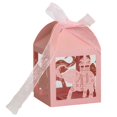thumbnail image 1 of 50 cajas de dulces con forma de elefante para bodas, fiestas, recuerdos con cintas, cajas de regalo de chocolate para baby shower, despedida de soltera y cumpleaños., 1 of 5