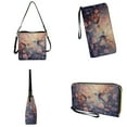 thumbnail image 4 of ZUXONGSY Hummingbird Cherry Blossom Print Crossbody Satchel Bag for Women Bucket Bag Purse Set Large Bucket Handbag with Leather Wallet, 4 of 4