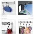 thumbnail image 6 of Smart Design Premium Steel Large Hooks with Rubber Gripped Finish for Closet Storage, 6 Pack, 6 of 9