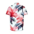 thumbnail image 5 of ZRGHAOYLQ Mens Casual Hawaiian Shirts Short Sleeve Button Down Tropical T Shirts Summer Beach Floral Graphic Tees Big and Tall Plus Size Lapel Tshirts, 5 of 5