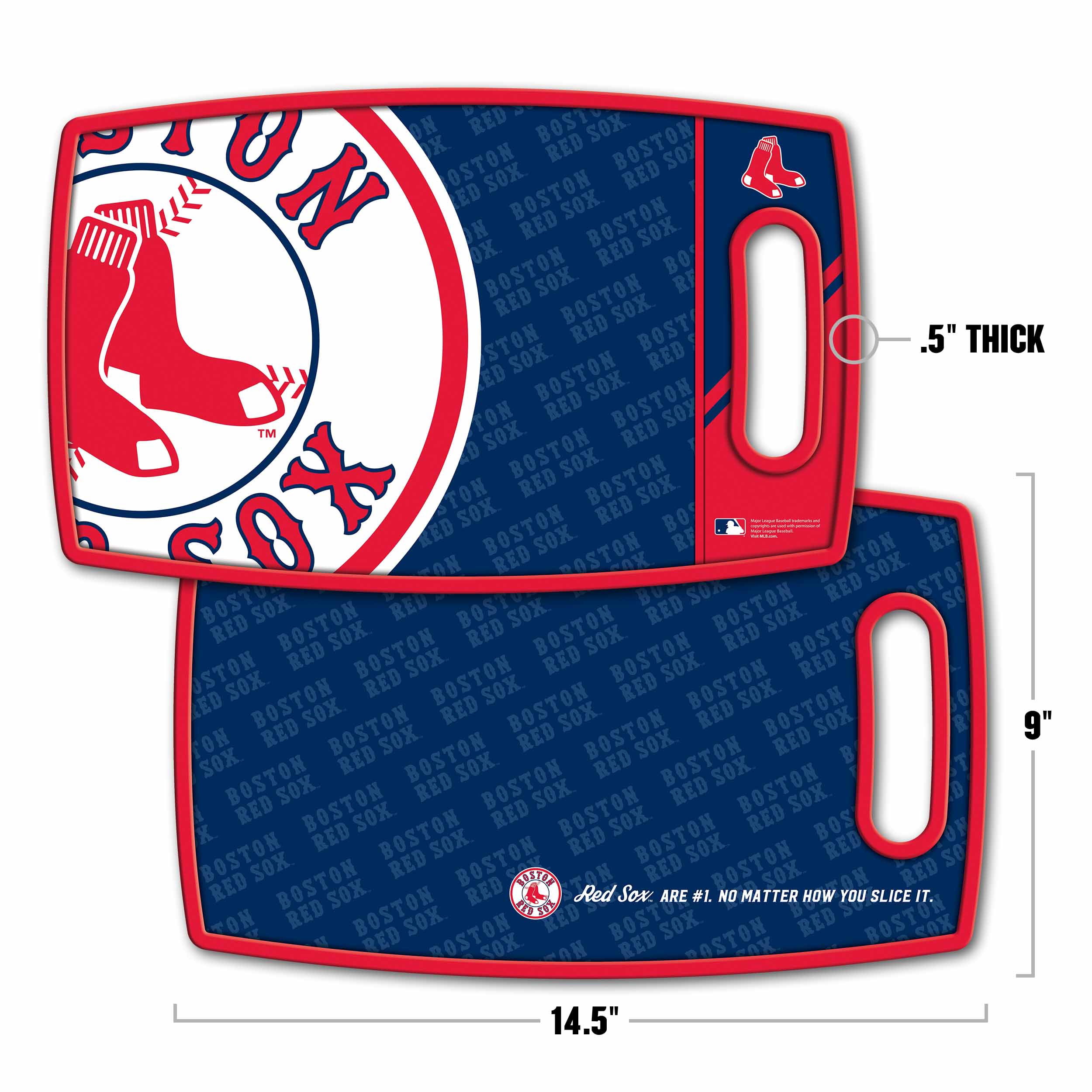 YouTheFan MLB Boston Red Sox Logo Series Cutting Board