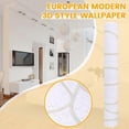 thumbnail image 4 of Background Wallpaper Curve Thickened Wall Stickers, 4 of 5