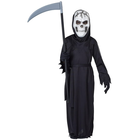 Dress Up America Grim Reaper Costume for Kids - Scary Halloween Costumes - Scary Halloween Costumes for Boys