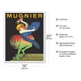 thumbnail image 2 of Mugnier Apéritif made with Burgundy WIne (Apéritif Au Vin De Bourgogne) - Vintage Advertising Poster by Leonetto Cappiello c.1912 - Fine Art Matte Paper Print (Unframed) 16x20in, 2 of 4