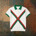 thumbnail image 2 of CONZONE Mens Polo Shirt Short Sleeve Casual Polo Shirts For Men Italian Day Graphic Collared Cozy Summer Golf Shirts, 2 of 3