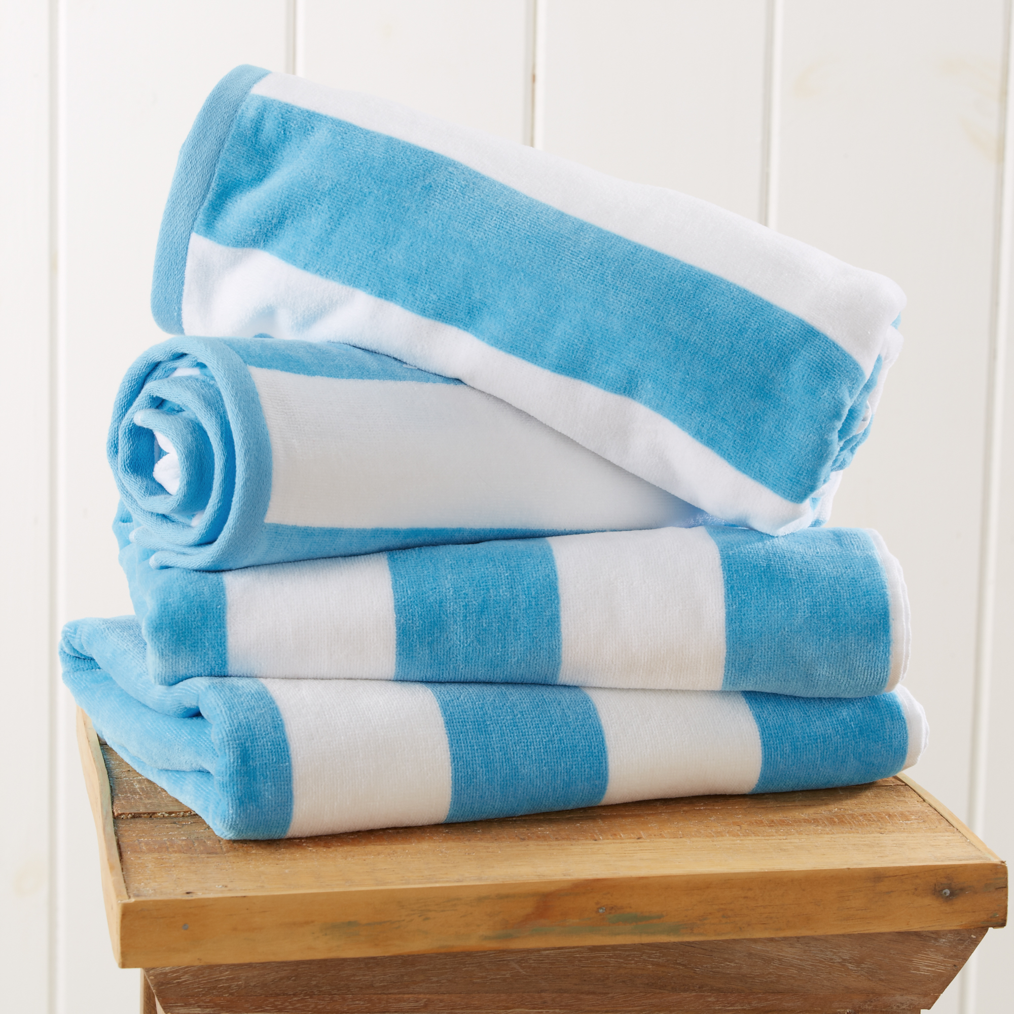 Great Bay Home Velour Cabana 4-Pack Beach Towel - image 2 of 4
