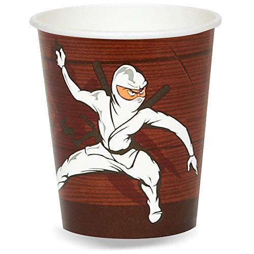 Party Destination 235293 Ninja Warrior Party 9 oz. Paper Cups