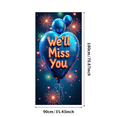 thumbnail image 3 of Colorful We ll Miss You Banner with Balloons Stars and Flowers Background Party Decoration for Farewell Parties Departure Celebrations Photo Booths and Gatherings, 3 of 8