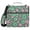 Abstract Pink Green Circles, variant on 3 Ring Zipper Binder with Shoulder Strap Waterproof Trapper Keeper 1.5 Inch D-Ring 500 Sheets Capacity Frog Strawberries Heart Leaf