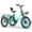 Cyan, variant on 20" x 4" Fat Tire Electric Tricycle for Adult, 7 Speeds Electric Trike 48V 500W Motorized Tricycle , Electric Three Wheels Bicycle for Senior, Aluminum Frame & Rear Basket ,16mph