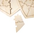 thumbnail image 3 of Coofit Wedding Guest Book Puzzle Creative Alternative Wood Puzzle Wedding Guest Box, 3 of 9