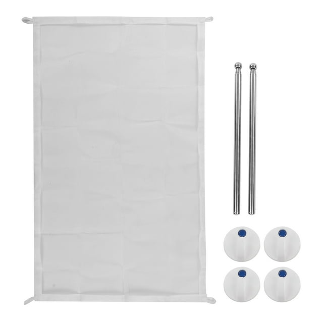 Valla de aislamiento para perros, puerta de seguridad portátil, plegable, retráctil, para escaleras, para gatos, color blanco, 71 x 100 cm