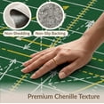 thumbnail image 6 of ODIKA 3'x5' Washable Throw Rug Stain Resistant, Low Profile, Non-Slip Field Sport Theme Playbook Design With Arrows And Yard Lines Football Flowing for Entryway, Kitchen, Mudroom, 6 of 7