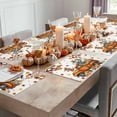 thumbnail image 3 of Fall Placemats Set of 4 Scarecrows Pumpkin Truck Place Mats Thanksgiving Placemat Autumn Fallen Maple Leaf Table Mats for Dining Kitchen Table Holiday Dinner Party Home Fall Decorations 13x19 Inch, 3 of 8