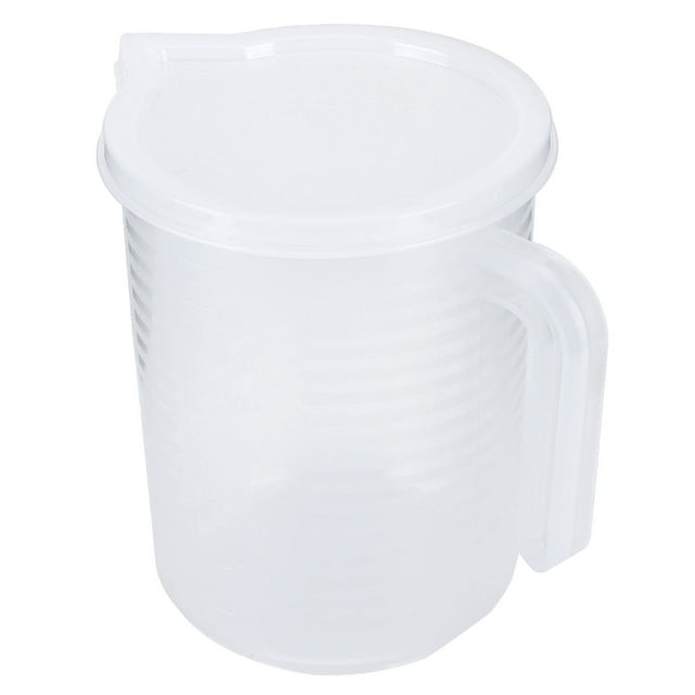 Leylor Measuring Cup with Lid - 500ml/1000ml Clear Plastic Measuring Cups with Lid Kitchen Cooking Baking Accessaries(1000ML)