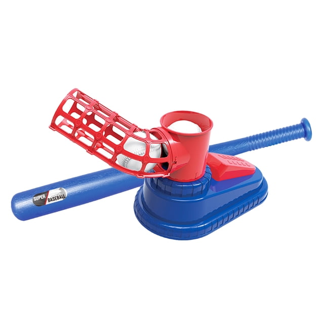 1 Ensemble d'Outils d'Entraînement de Baseball pour Enfants Batte de Baseball Machine à Balles Jouets