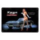 thumbnail image 1 of Póster Coche para Mujer Placa Metal Retro Letrero Accesorios Pared, 1 of 10