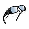 01-Black Frame/Silver lens