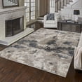 thumbnail image 4 of Gertmenian Quattro Paola Modern Abstract Ivory/Taupe/Gray Area Rug, 9x13, 4 of 6