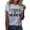 Light Gray, variant on Tiweut T Shirts for Women I Could Be Meaner Printed Round Neck Short Sleeve Pullover Blouse,Black
