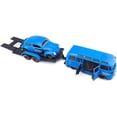 thumbnail image 2 of Volkswagen Van Samba & Volkswagen Beetle & Flatbed Trailer Blue "Kool Kafers" Set of 3 pcs 1/24 Diecast Model Cars by Maisto, 2 of 4