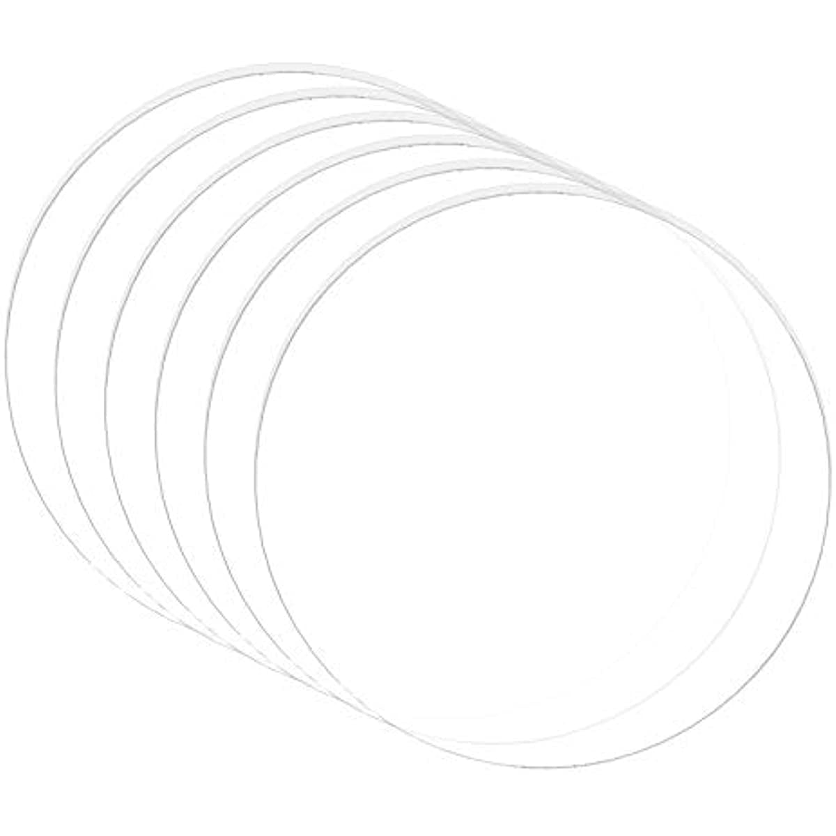 10PCS 4 Inch Clear Acrylic Sheet Round Circle Dis Acrylic Sheet for