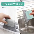 thumbnail image 4 of Window Crevice Cleaning Brush 3 Hand Brushes with Scrubbing Pad Kitchen and Bathroom Multi-Purpose Cleaning Tool, 4 of 5