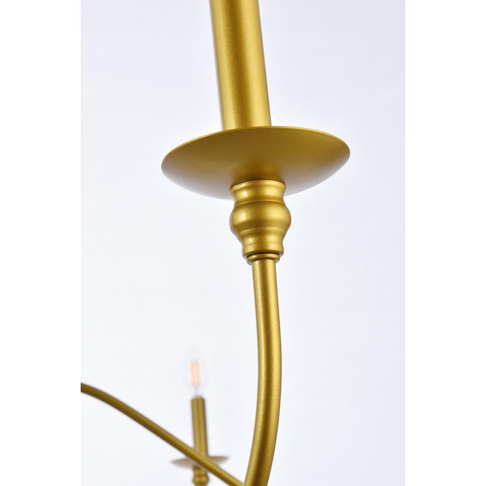 Living District Rohan 48 inch chandelier in brass