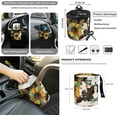 thumbnail image 4 of Yuyamidu Sunflower Car Front Seat Covers Set of 12 Southwest Aztec Steering Wheel Cover Seatbelt Cushion Pads Center Console Cover Trash Bin Air Vent Bag Rearview Mirror Cover Cup Holders Key Chain, 4 of 7