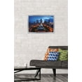 thumbnail image 2 of Cityscapes - Indianapolis, Indiana Wall Poster, 14.725" x 22.375", Framed, 2 of 3