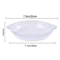 thumbnail image 3 of HBFAGFB 7-Inch Transparent Glass Pie Plate, Microwave Oven Baking Dish for Kitchen, 3 of 3