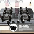 thumbnail image 4 of unbranded 3Ud Protector Para De Gas En Negro Con Superficie Antiadherente Fácil De Limpiar Para Uso Doméstico, 4 of 8
