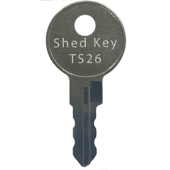 Outdoor Shed TS26 Replacement Key