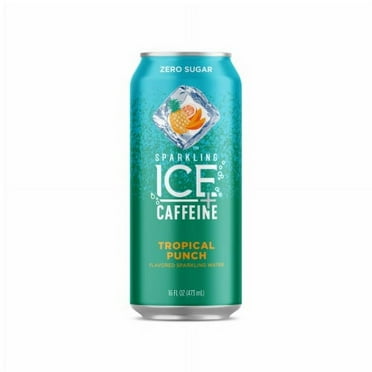 2X - Sparkling Ice  Caffeine Zero Sugar Tropical Punch Sparkling Water