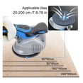 thumbnail image 3 of Tile Vibration Machine Automatic Tile Leveling Tiling Machine 6 Speed Tile Tiler 15000VPM Handheld 16.8V 10000mAh 2 Batteries, 3 of 6