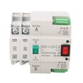 thumbnail image 1 of Dual Power Automatic Transfer Switch 2P Fast Switching PC AC 230V for Home Factory 100A, 1 of 7