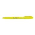thumbnail image 4 of Surligneurs Universels, Pointe Biseautée, Jaune Fluorescent, 12 Unités, 4 of 8