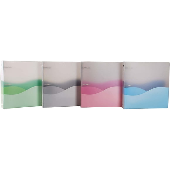 Filexec Products 1.5-Inch Wave, Ring Binder - Pack of 4 (50388-6448)