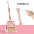 thumbnail image 4 of Ettsollp 1 Set Mini Children Broom Dustpan Cartoon Flexible Bristles Little Housekeeping Helper Kids Pretend Play Toddlers Indoor Outdoor Floor Sweeping Tool Kit, 4 of 8