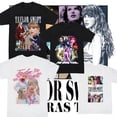 thumbnail image 2 of 2023 Nuevo Taylor Swift The Eras Tour Concert Merch Cuello Redondo Algodón T Manga Corta Casual Top Hombres/Mujeres Pareja Camisas Ropa, 2 of 4