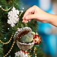 thumbnail image 5 of Sunxin Hangs Animal Ornaments – Cozy Christmas Ornaments Acrylic Cute Animal Christmas Trees Hanging Decorations Rustic Nature Themed Home Decor Animal Lovers, One Pendant, 5 of 5
