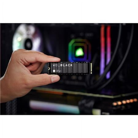 WD - SN850X 1TB Internal SSD PCIe Gen 4 x4 NVMe with Heatsink for PS5 and Desktops